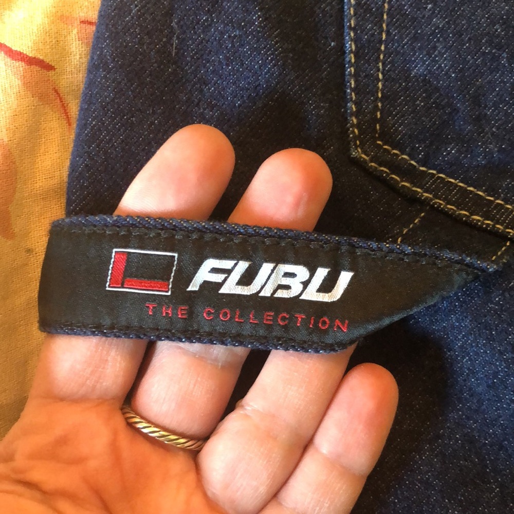 ❌sold❌Vintage 90’s FUBU The Collection Carpenter Jeans sz 40 XL 34 Deadstock NEW - Picture 11 of 16